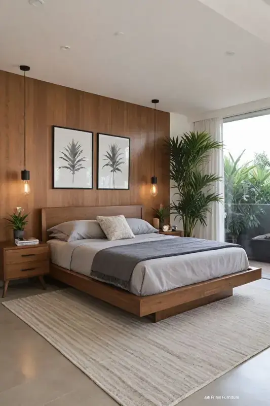 Tempat Tidur Jati Desain Elegan
